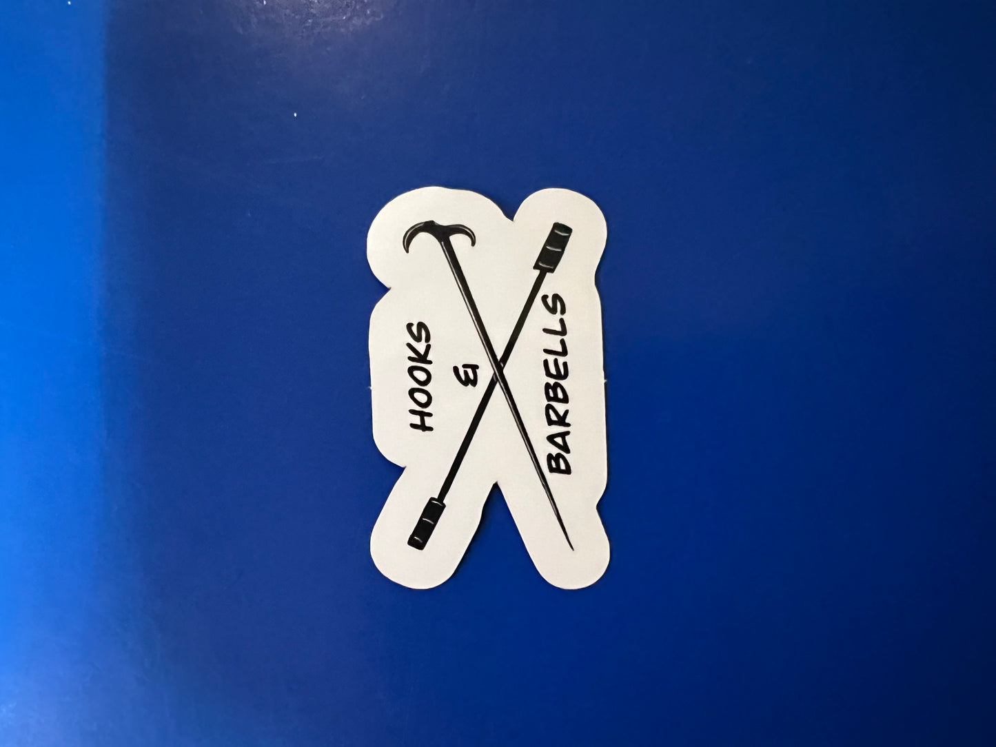 Helmet Sticker Hooks and Barbells