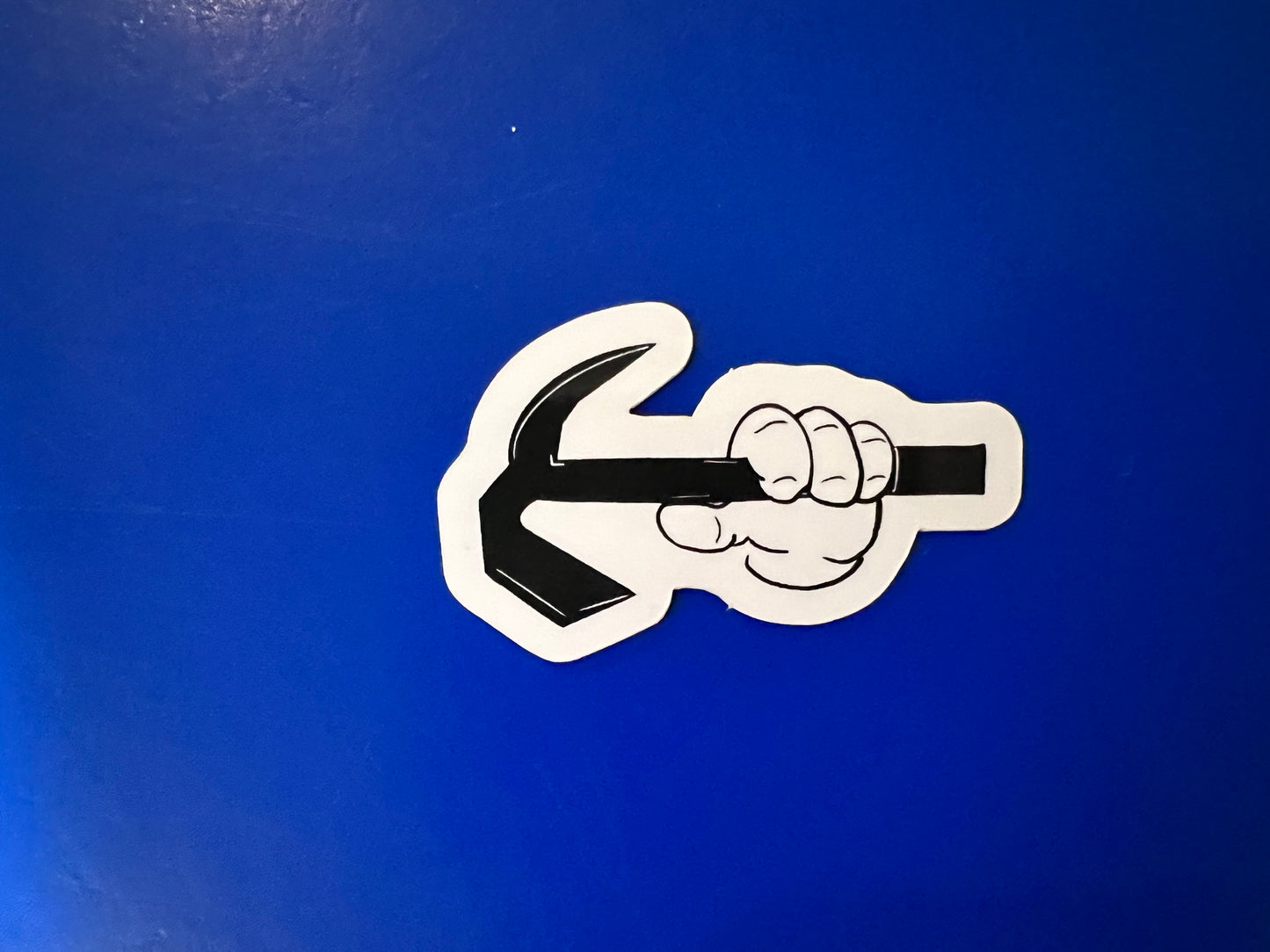 Helmet Sticker Hook in Hand